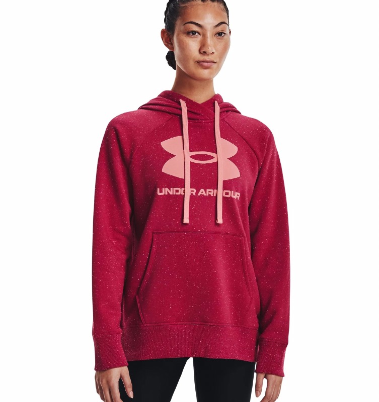 Under armor outlet pink hoodie